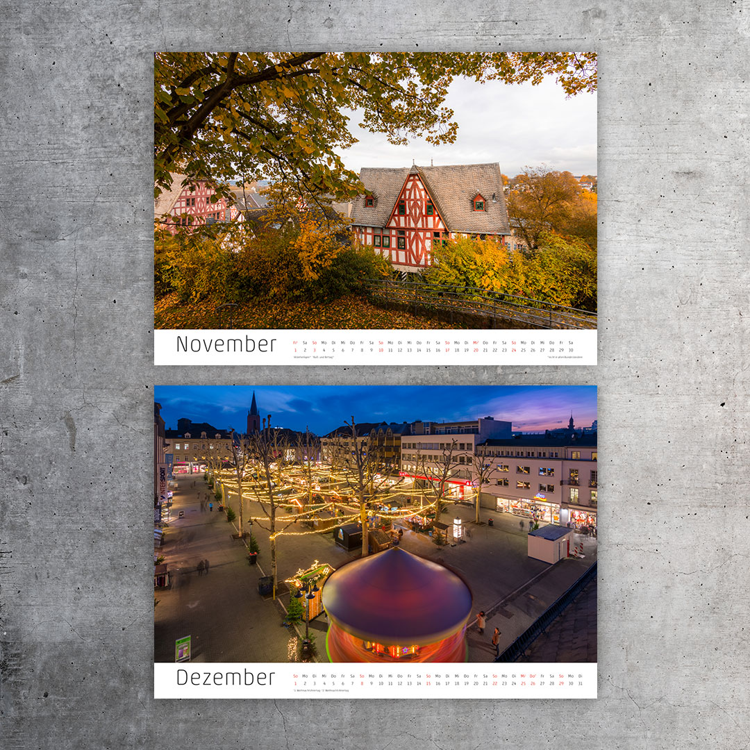 Limburg an der Lahn Kalender November Dezember